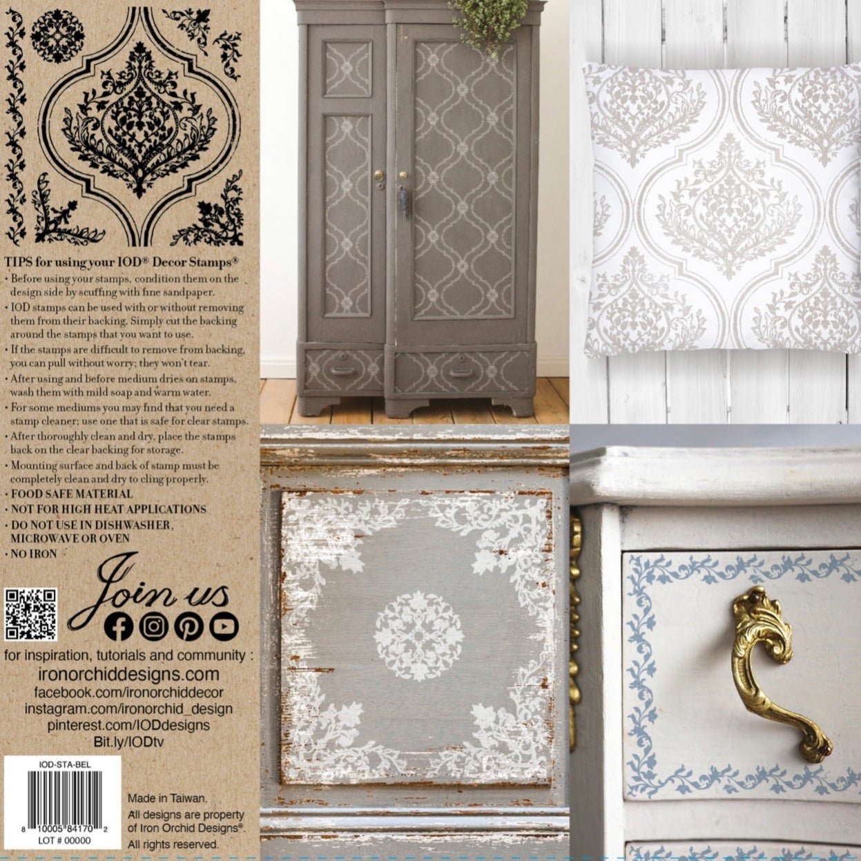 Iron Orchid Designs - Bella Decor Stamp - Rustic River Home