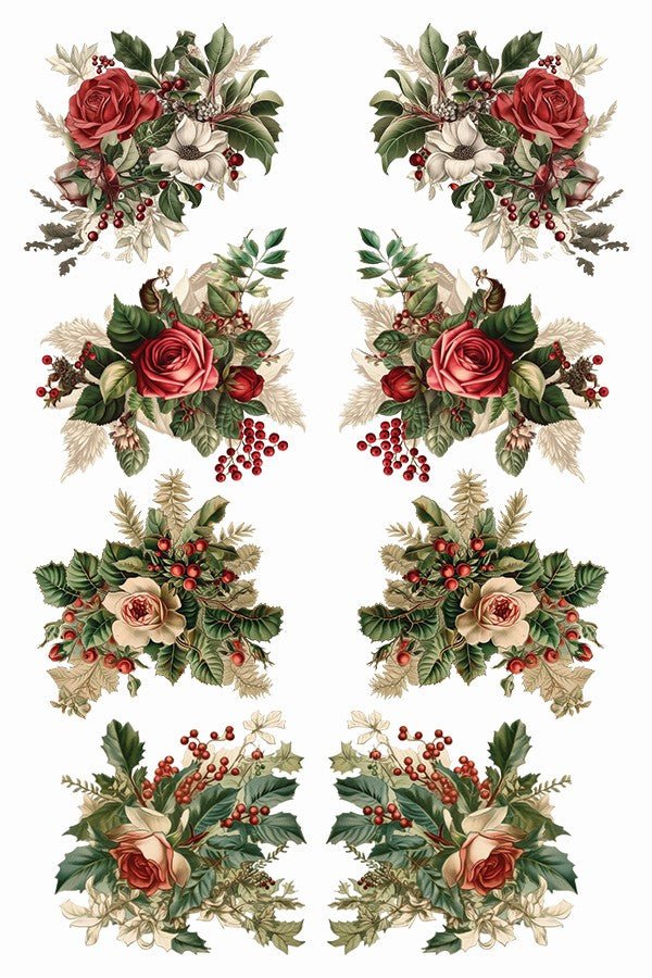 Iron Orchid Designs - Candy Cane Cottage Decor Transfer Pad - Rustic River Home