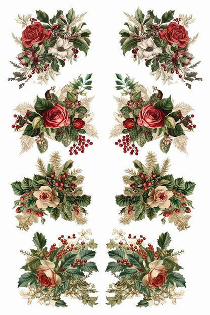 Iron Orchid Designs - Candy Cane Cottage Decor Transfer Pad - Rustic River Home