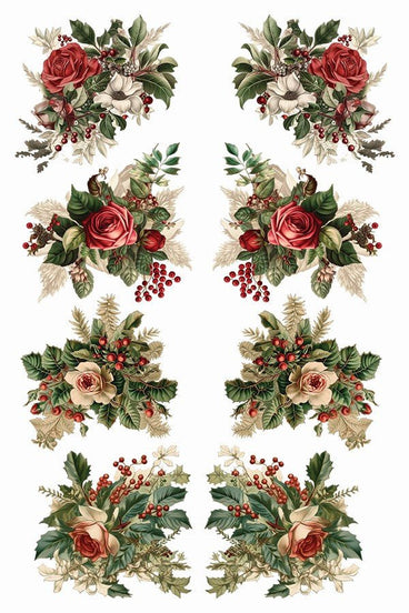 Iron Orchid Designs - Candy Cane Cottage Decor Transfer Pad - Rustic River Home