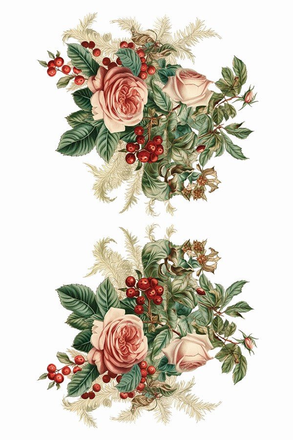 Iron Orchid Designs - Candy Cane Cottage Decor Transfer Pad - Rustic River Home