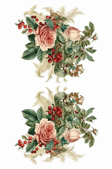 Iron Orchid Designs - Candy Cane Cottage Decor Transfer Pad - Rustic River Home