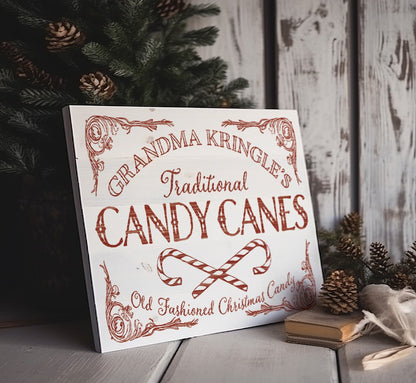 Iron Orchid Designs - Candy Cane Cottage Decor Transfer Pad - Rustic River Home