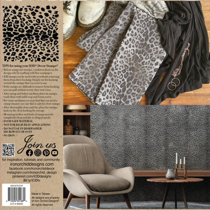 Iron Orchid Designs - Catwalk Decor Stamp - Rustic River Home