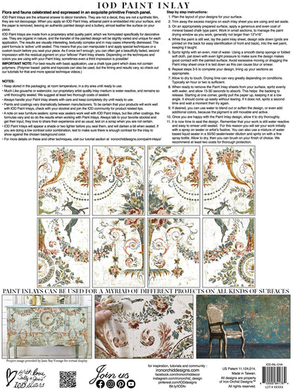 Iron Orchid Designs - Chateau Paint Inlay - Rustic River Home