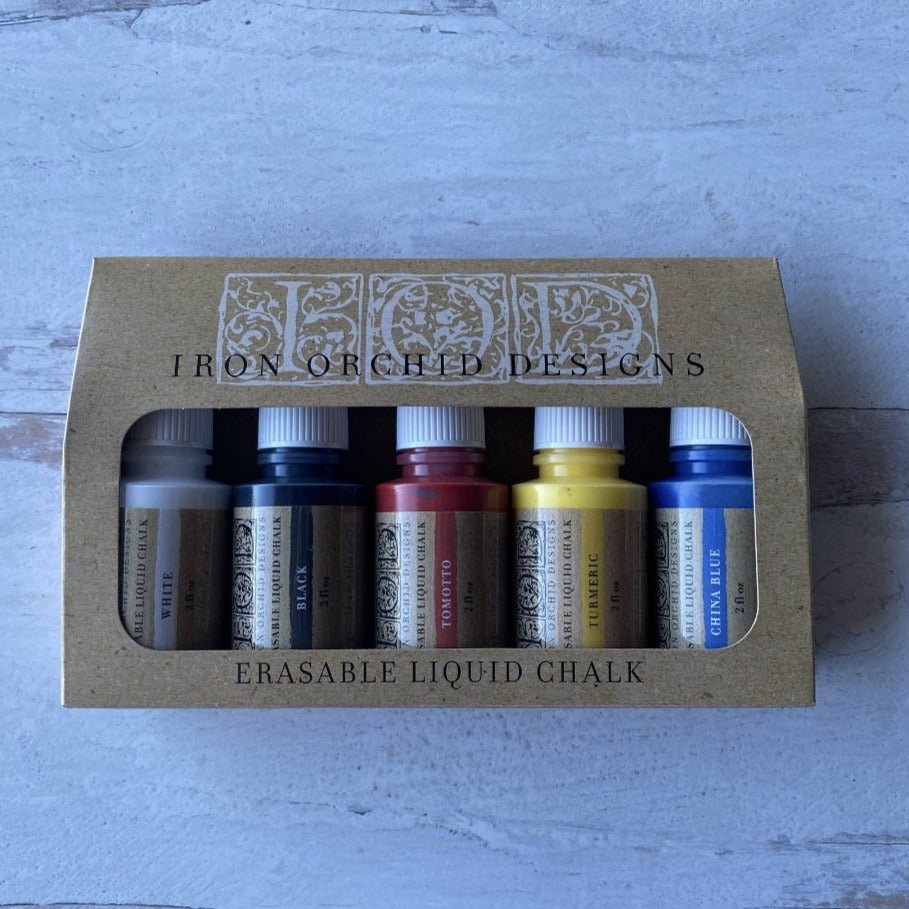 Iron Orchid Designs - Erasable Liquid Chalk (5pk) - Rustic River Home