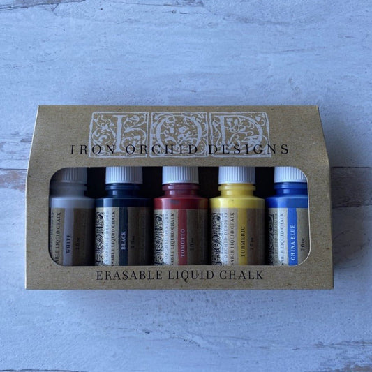 Iron Orchid Designs - Erasable Liquid Chalk (5pk) - Rustic River Home
