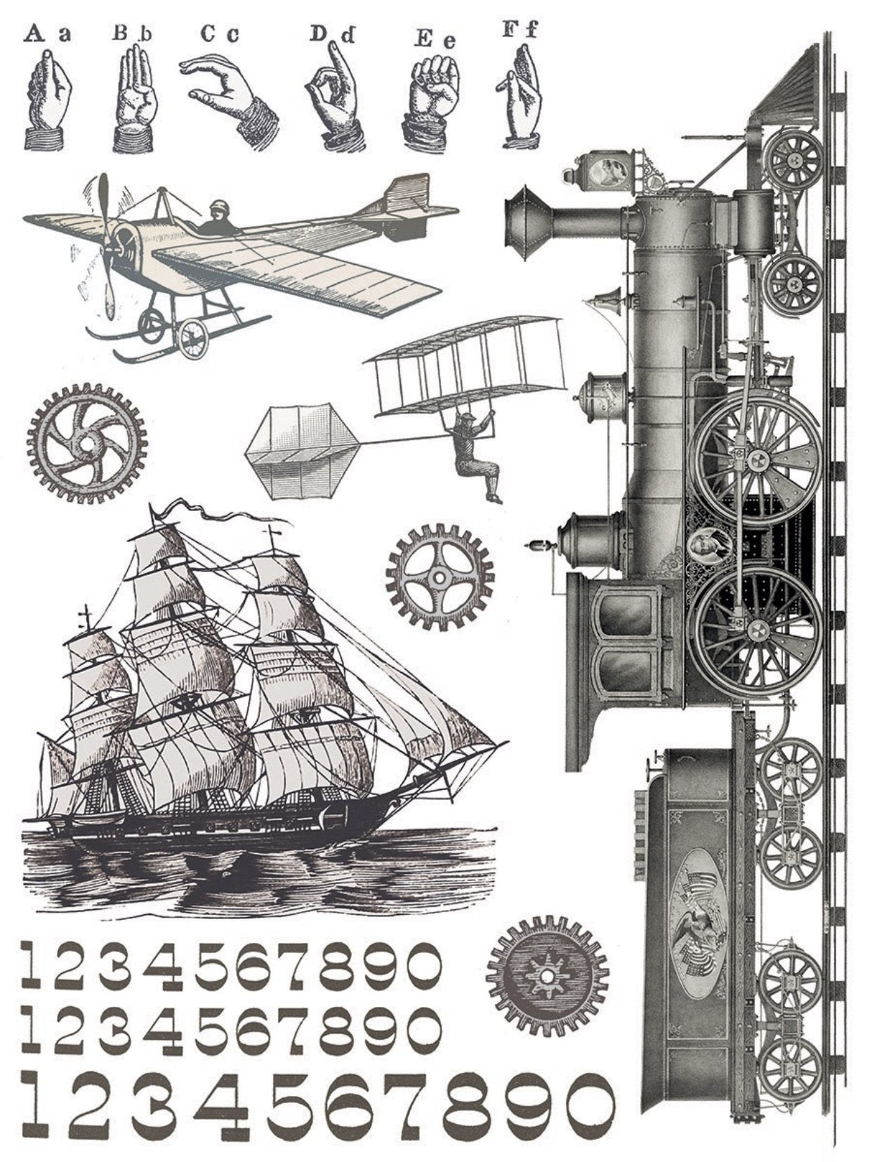 Iron Orchid Designs - Exploration Decor Transfer Pad - Rustic River Home