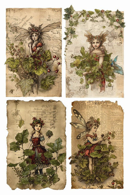 Iron Orchid Designs - Fairy Merry Christmas Decor Transfer Pad - Rustic River Home