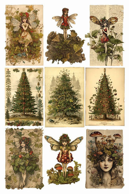 Iron Orchid Designs - Fairy Merry Christmas Decor Transfer Pad - Rustic River Home