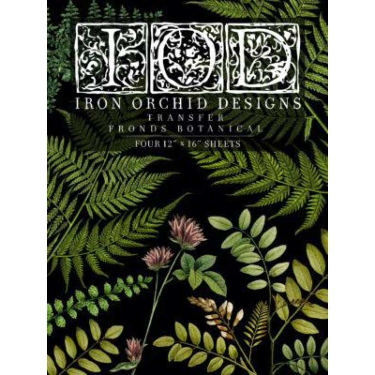 Iron Orchid Designs - Fronds Botanical Decor Transfer Pad - Rustic River Home