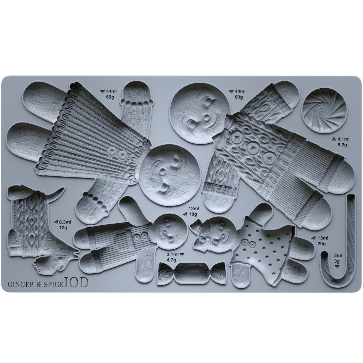 Iron Orchid Designs - Ginger & Spice Decor Mould - Rustic River Home