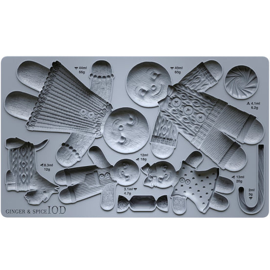 Iron Orchid Designs - Ginger & Spice Decor Mould - Rustic River Home