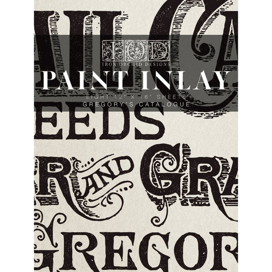 Iron Orchid Designs - Gregory's Catalogue Paint Inlay - Rustic River Home