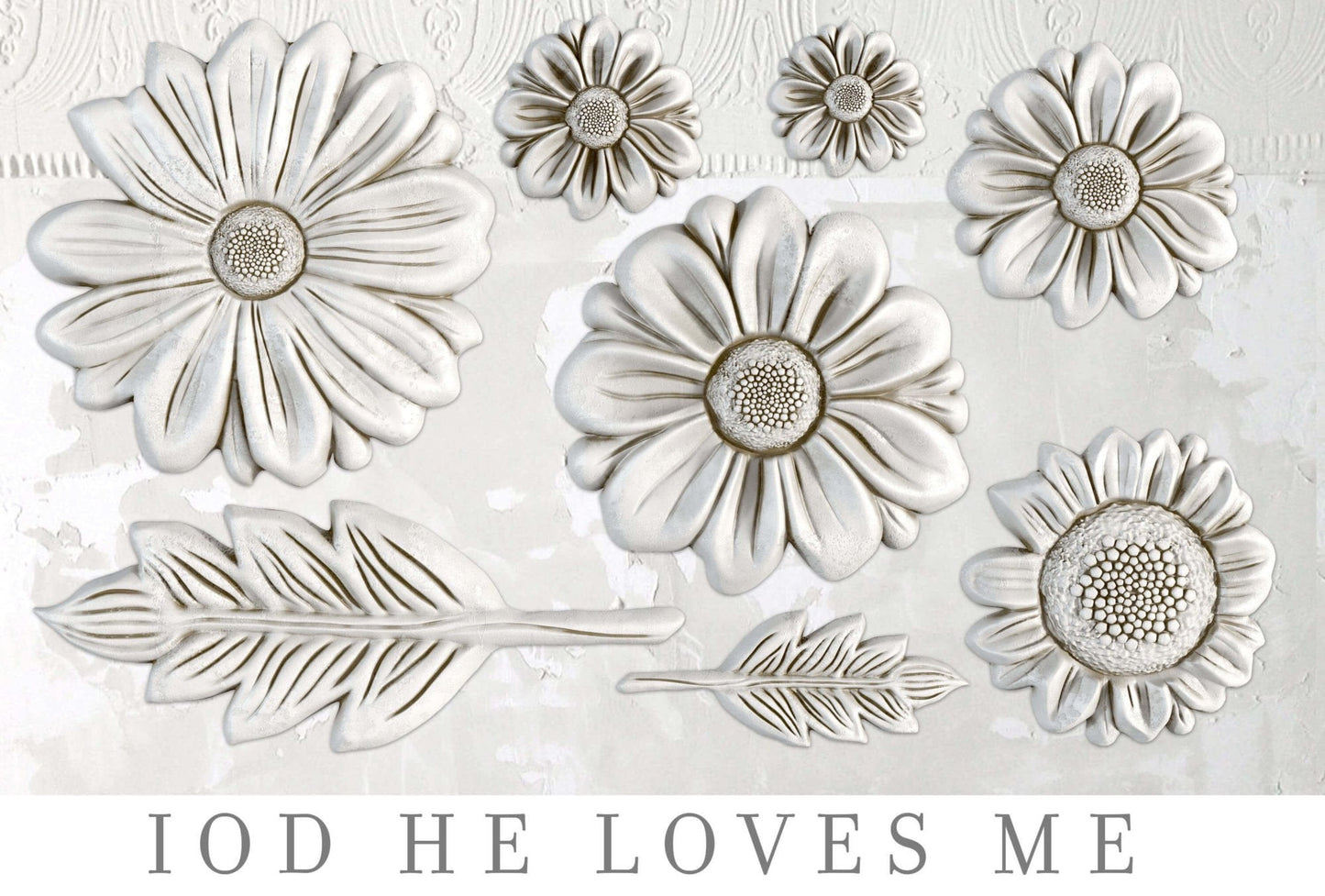 Iron Orchid Designs - He Loves Me Decor Mould - Rustic River Home