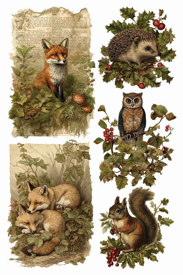 Iron Orchid Designs - Holly Glen Decor Transfer Pad - Rustic River Home