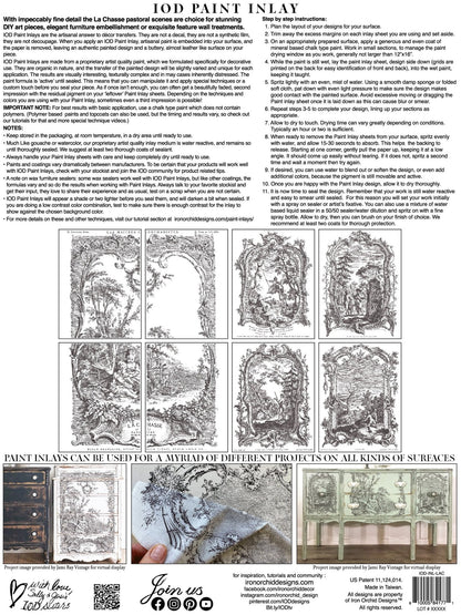 Iron Orchid Designs - La Chasse Paint Inlay - Rustic River Home