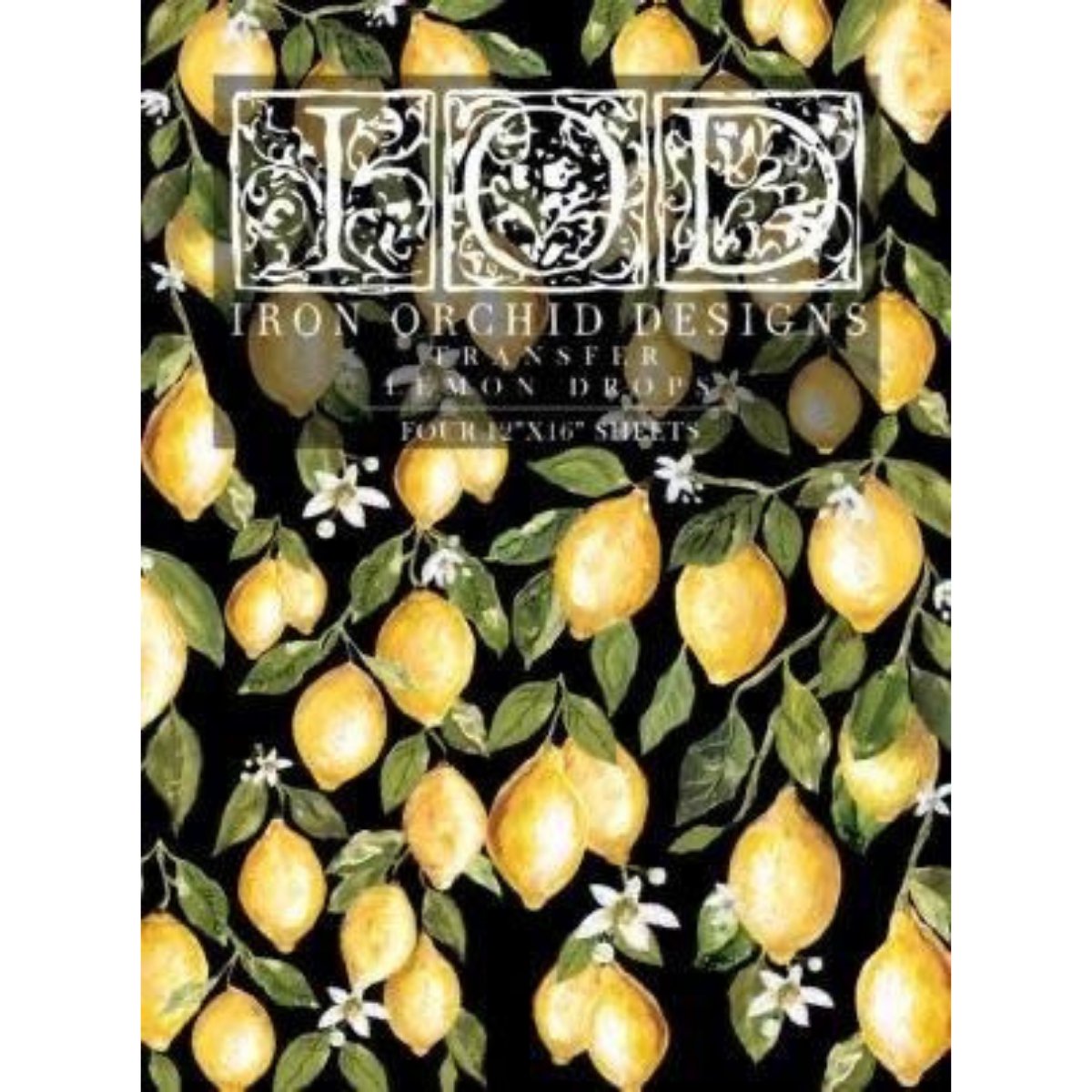 Iron Orchid Designs - Lemon Drops Decor Transfer Pad - Rustic River Home