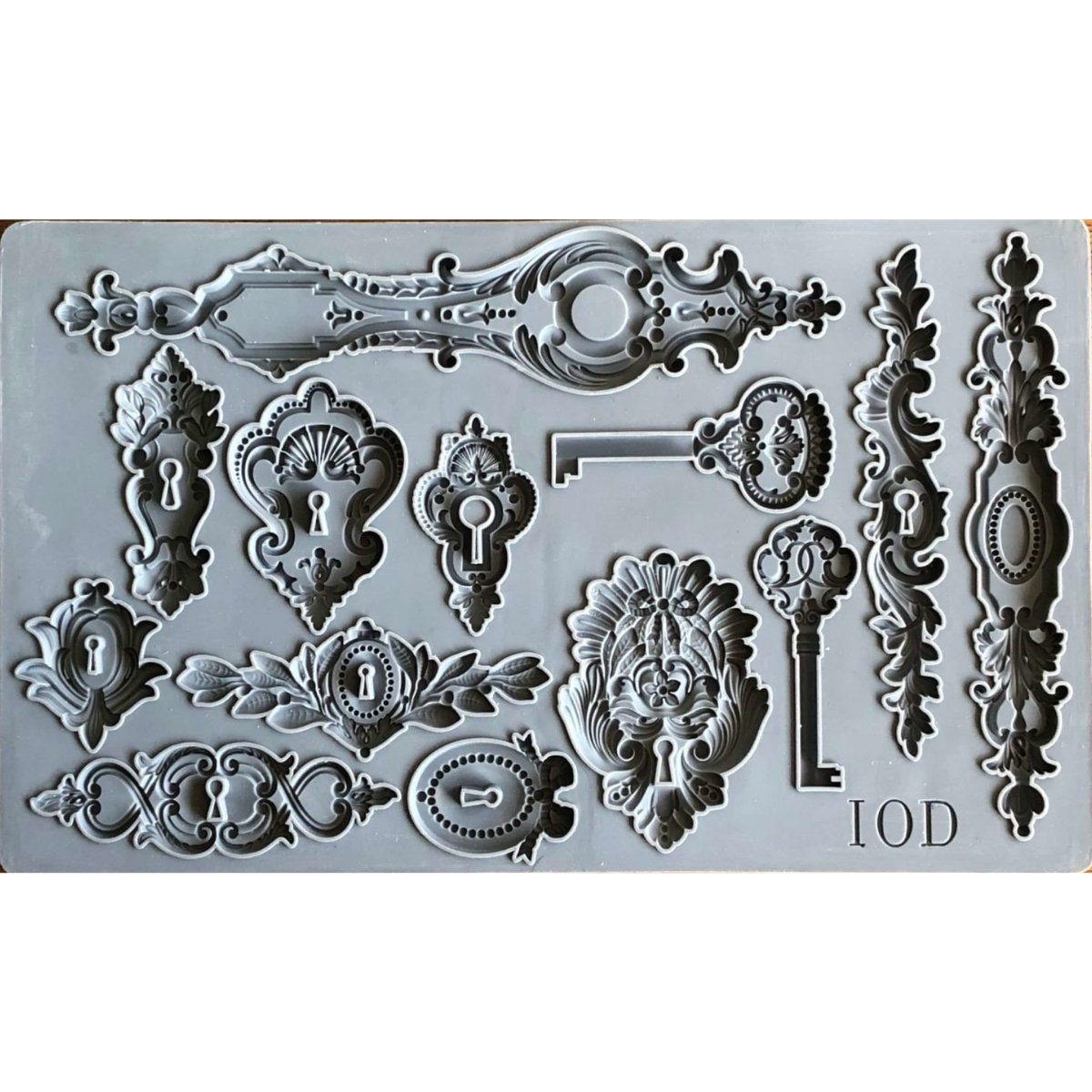 Iron Orchid Designs - Lock & Key Decor Mould - Rustic River Home