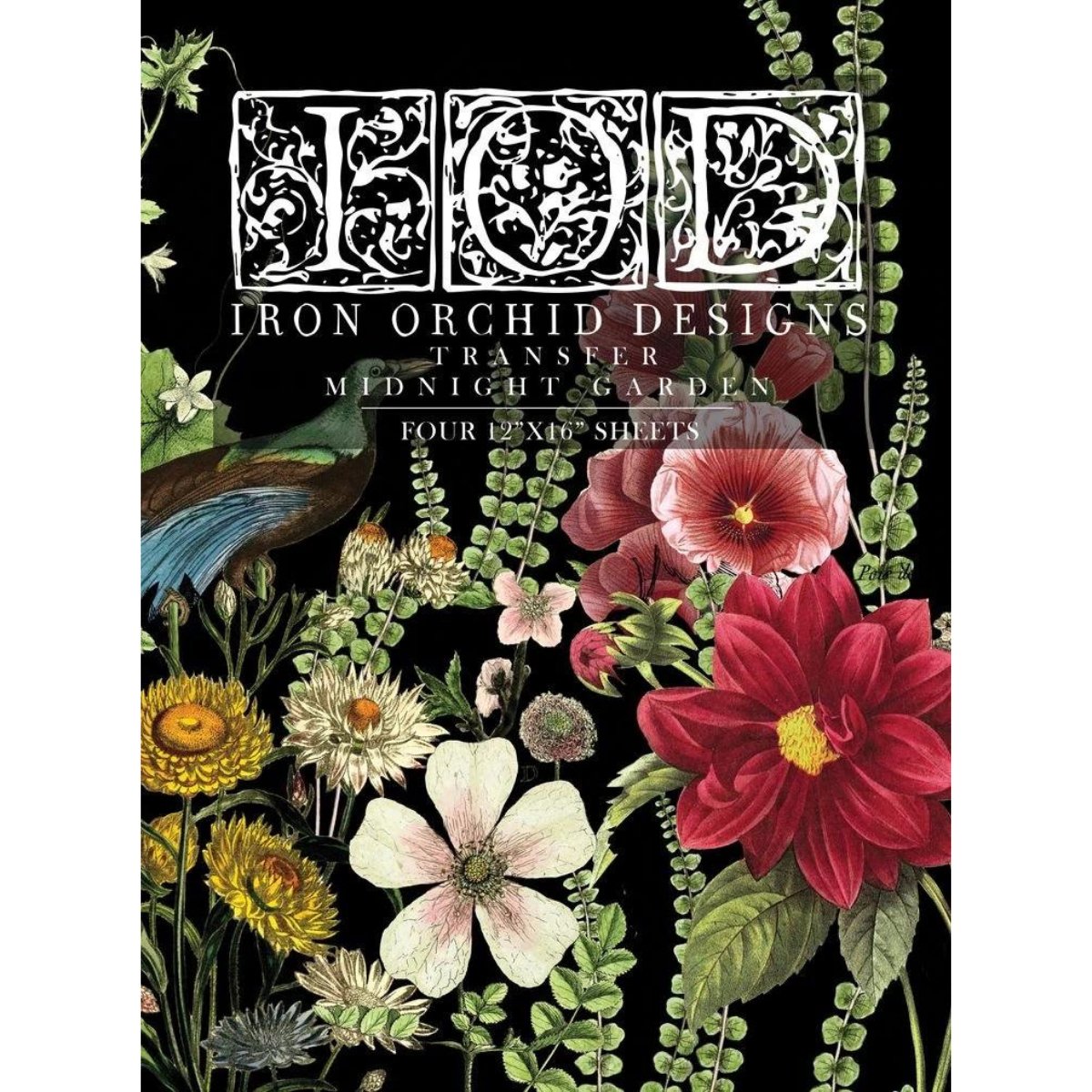 Iron Orchid Designs - Midnight Garden Decor Transfer Pad - Rustic River Home