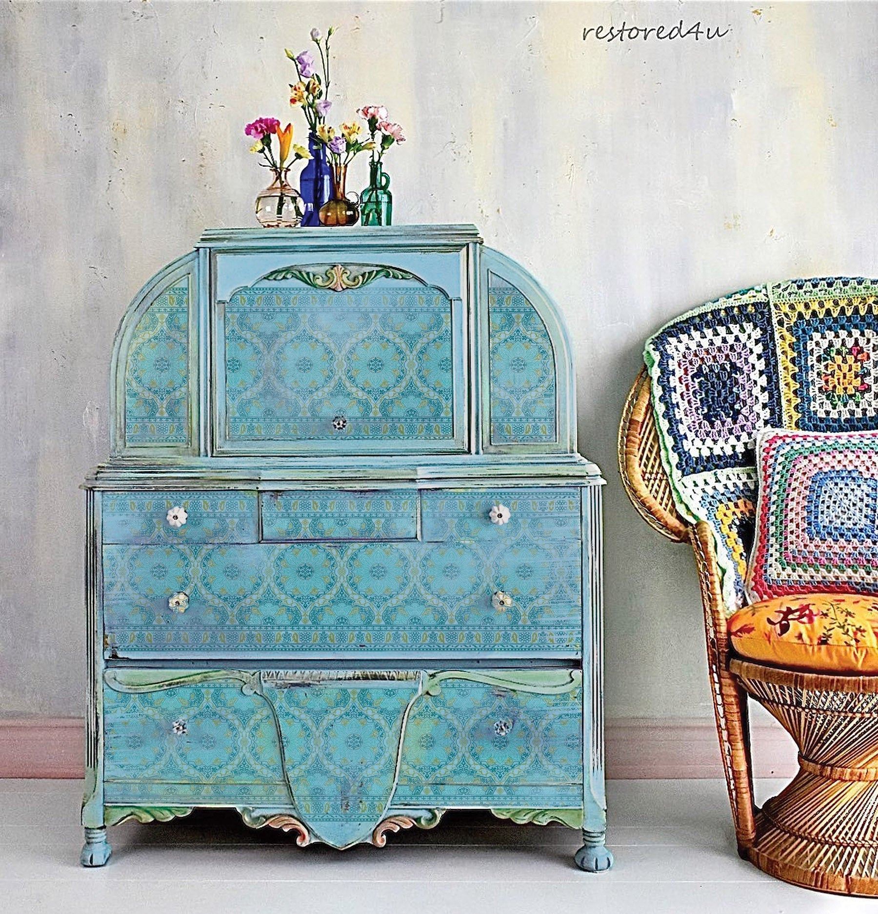 Iron Orchid Designs - Morocco Paint Inlay - Rustic River Home