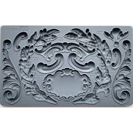 Iron Orchid Designs - Olive Crest Decor Mould - Rustic River Home