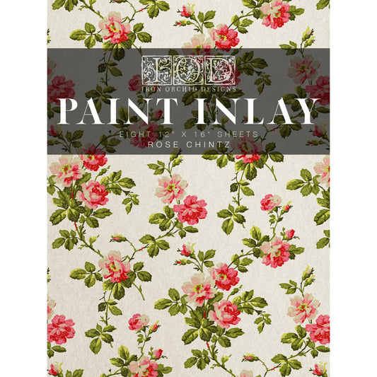 Iron Orchid Designs - Rose Chinz Paint Inlay - Rustic River Home