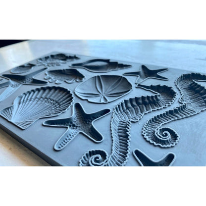 Iron Orchid Designs - Sea Shells Decor Mould - Rustic River Home