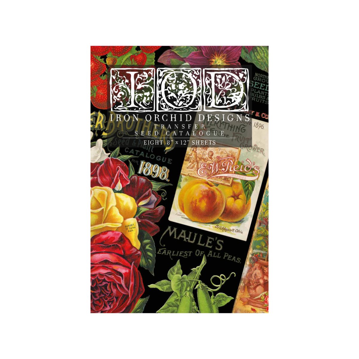 Iron Orchid Designs - Seeds Catalogue Decor Transfer Pad - Rustic River Home