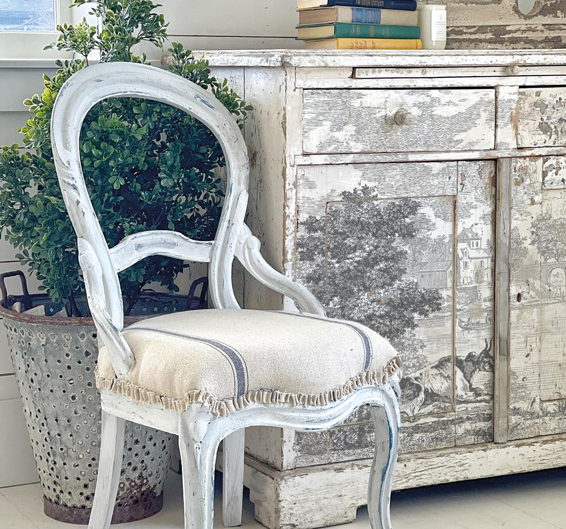 Iron Orchid Designs - Summer Villa Paint Inlay - Rustic River Home