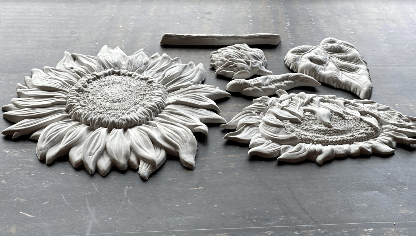 Iron Orchid Designs - Sunflowers Decor Mould - Rustic River Home