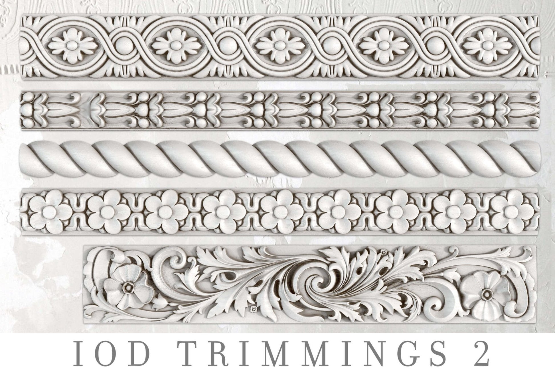 Iron Orchid Designs - Trimmings 2 Decor Mould - Rustic River Home