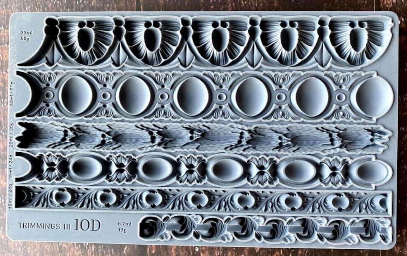 Iron Orchid Designs - Trimmings 3 Decor Mould - Rustic River Home
