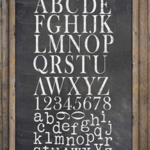 Iron Orchid Designs - Typesetting Decor Stamp - Rustic River Home