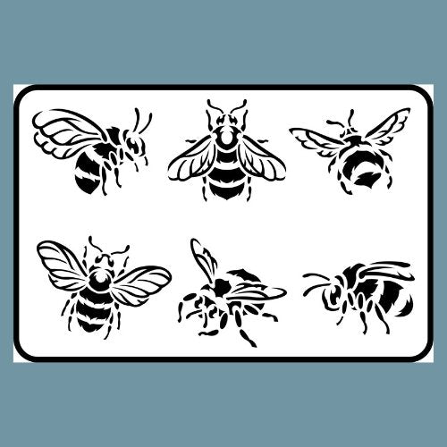 JRV Stencil - Bees - Rustic River Home