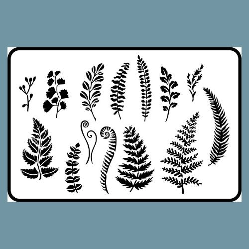 JRV Stencil - Ferns and Greenery - Rustic River Home