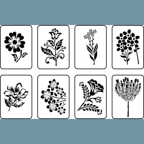 JRV Stencil - Mini Floral Pack - Rustic River Home