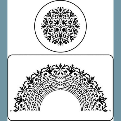 JRV Stencil - Royal Medallion (by Mara) - Rustic River Home