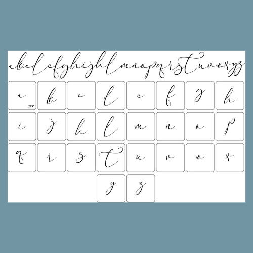 Free Cursive Stencil Font