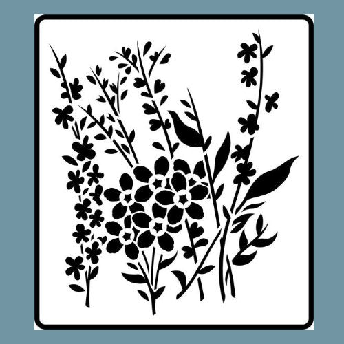 JRV Stencil - Wild Flowers - Rustic River Home