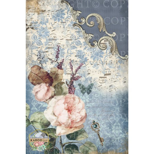 Karoo Sjiek Decoupage Paper - KSFP222 - Rustic River Home