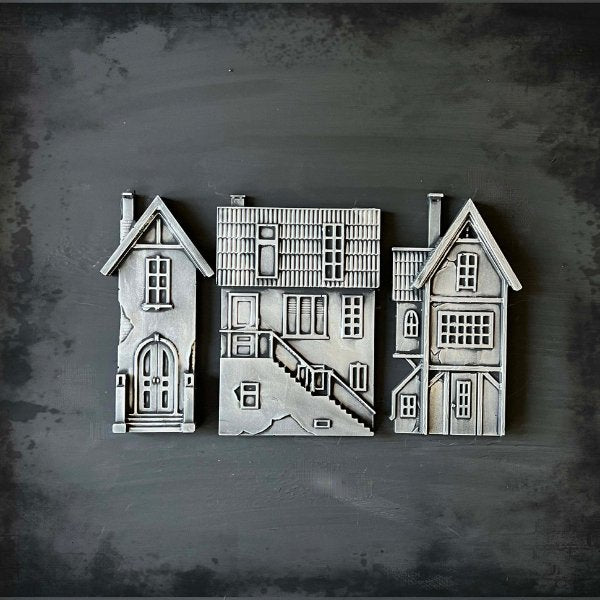 LaBlanche Silicone Mould - Houses I - Rustic River Home