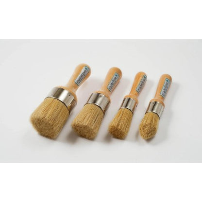 Madeline Wax Brush - Mini Rounded (Tapered) Wax Brush - Rustic River Home