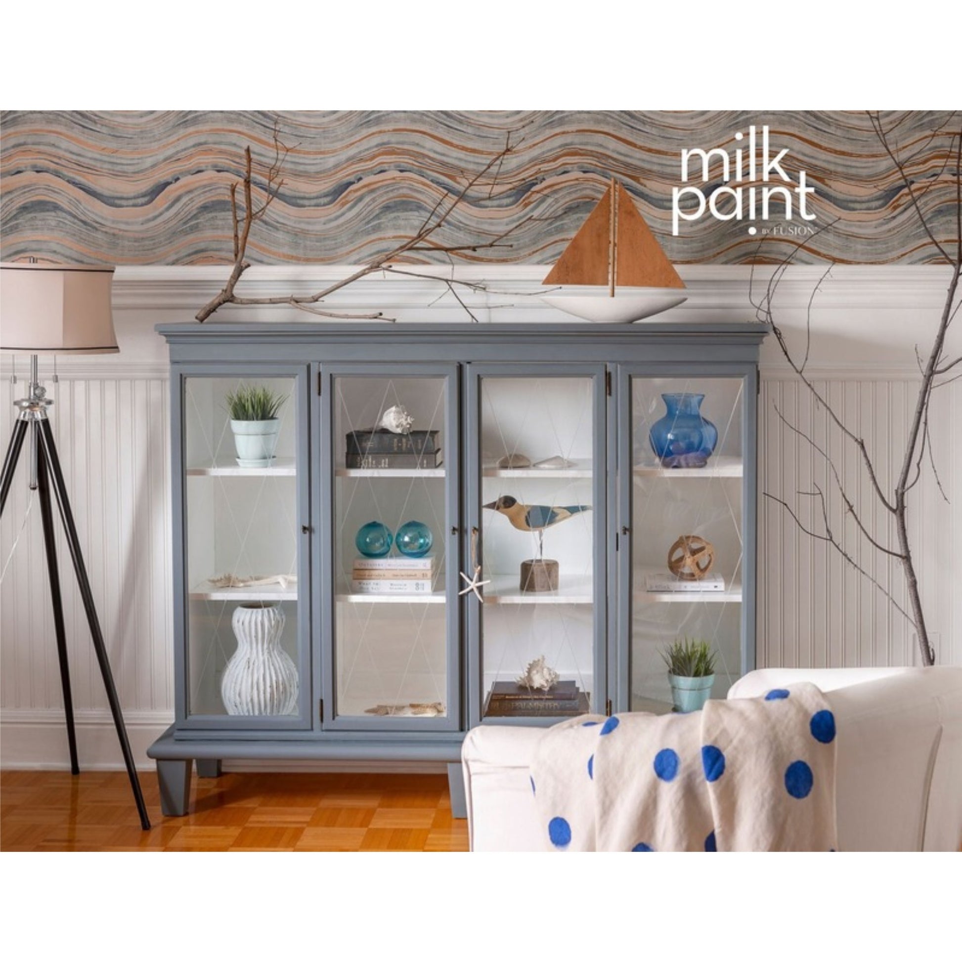 Milk Paint by Fusion - Coastal Blue - Rustic River Home