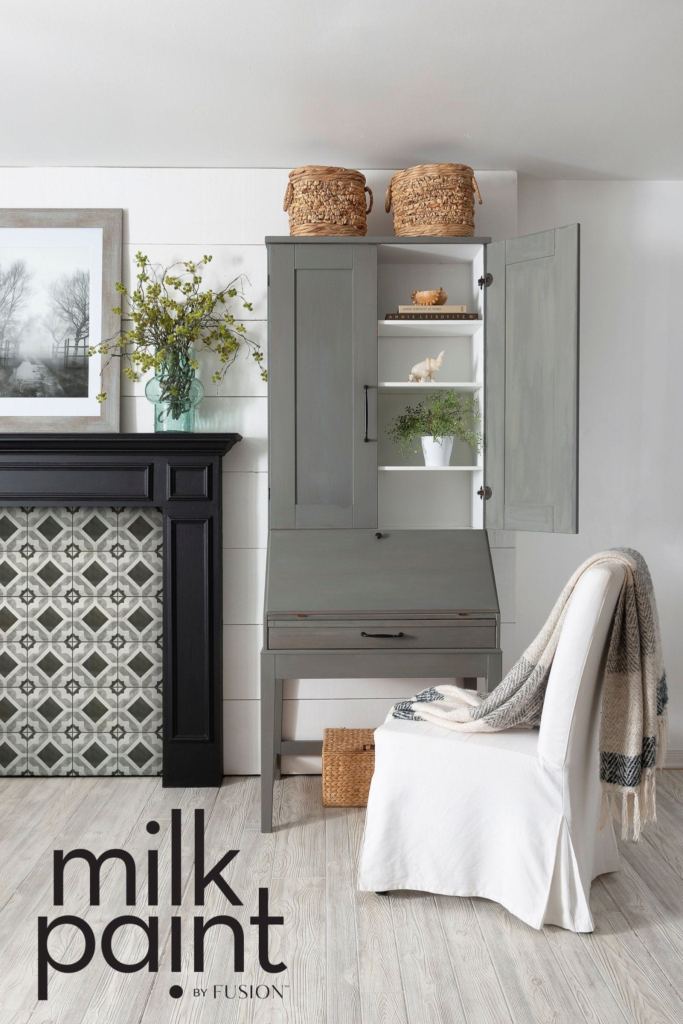 Milk Paint by Fusion - Gotham Grey - Rustic River Home