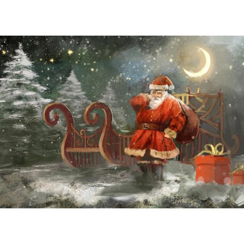 Mint by Michelle - Decoupage Paper - Santa Claus - Rustic River Home
