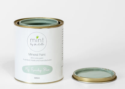 Mint Mineral Paint - My Frenchy Blue - 500ml - Rustic River Home