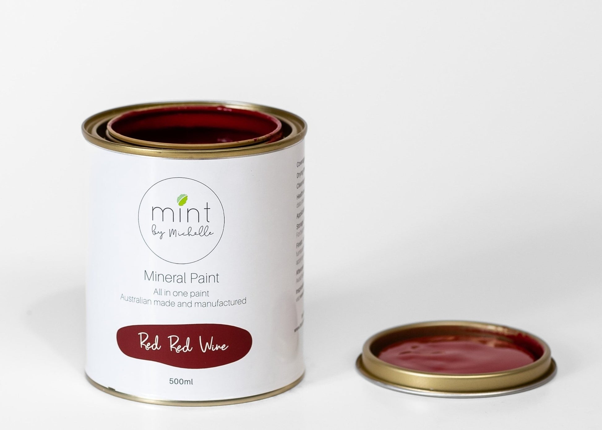 Mint Mineral Paint - Red Red Wine - 500ml - Rustic River Home