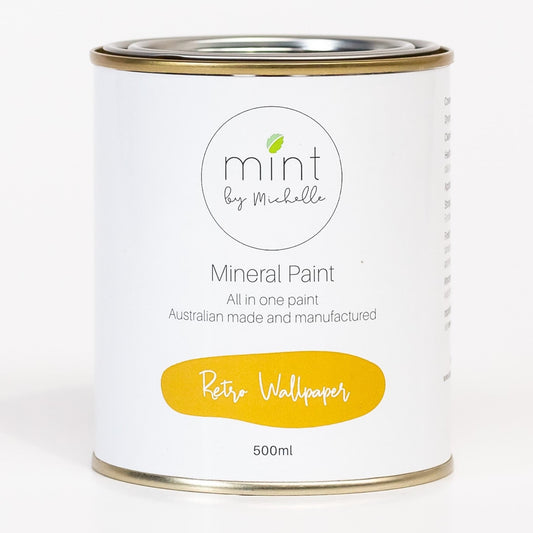 Mint Mineral Paint - Retro Wallpaper - 500ml - Rustic River Home