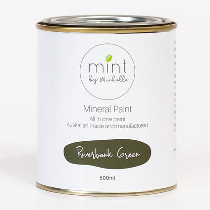 Mint Mineral Paint - Riverbank Green - 500ml - Rustic River Home